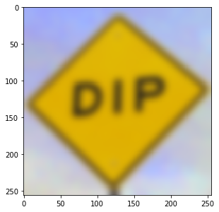 DIP image with Gaussian filter applied